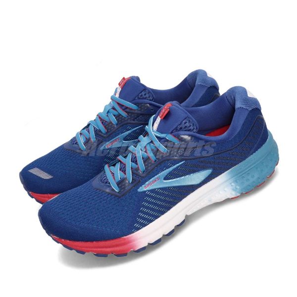 Brooks 慢跑鞋 Ghost 12 藍 白 紅 甜點系列 男鞋 DNA Loft 運動鞋 【PUMP306】 1103161D466