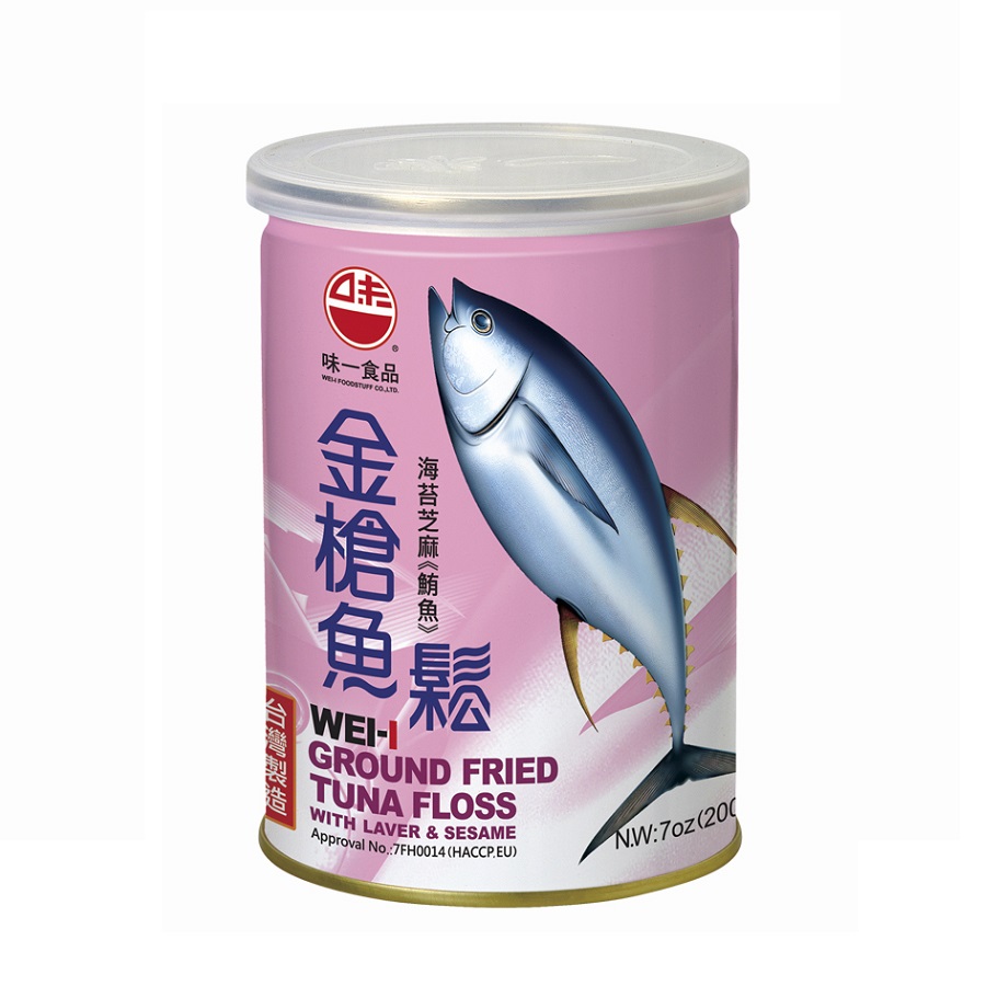 味一海苔芝麻金槍魚鬆易開罐-200g