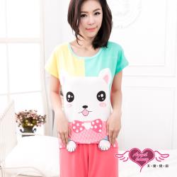 ◎絕對給肌膚最溫暖呵護|◎春夏嚴選多款輕柔睡衣、居家服|◎就算是在家都要保持甜美迷人!品牌:AngelHoney天使霓裳適穿性別:女生類別:居家睡衣款式:套組套組說明:上衣+褲子件數:二件式袖長:短袖