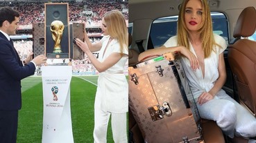 〔2018世足賽〕LV 三度為世界盃打造「大力神盃」硬箱！這位神秘「俄國超模」娜塔莉如何雀屏中選，成為賽前儀式護送獎盃進場的女模！
