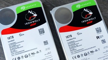 大容量儲存應用再升級，Seagate IronWolf 16TB、IronWolf Pro 16TB NAS 硬碟測試