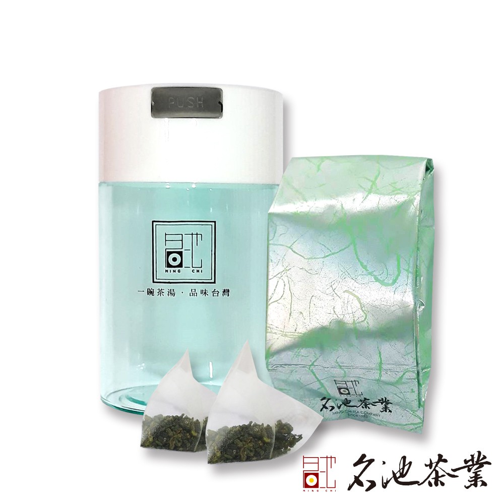 【名池茶業】茉莉綠茶20包60克 親密罐裝 (附贈 800cc冷泡壺一只)