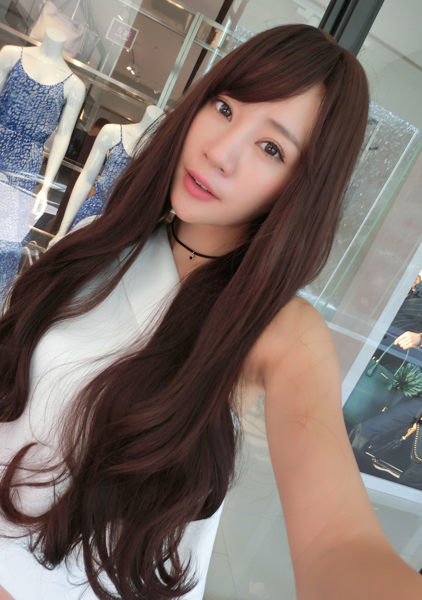 魔髮樂Mofalove 韓系全頂假髮 益若翼即腰澎澎捲 仿真頭皮 空氣劉海 消光髮絲 高品質假髮 C8119