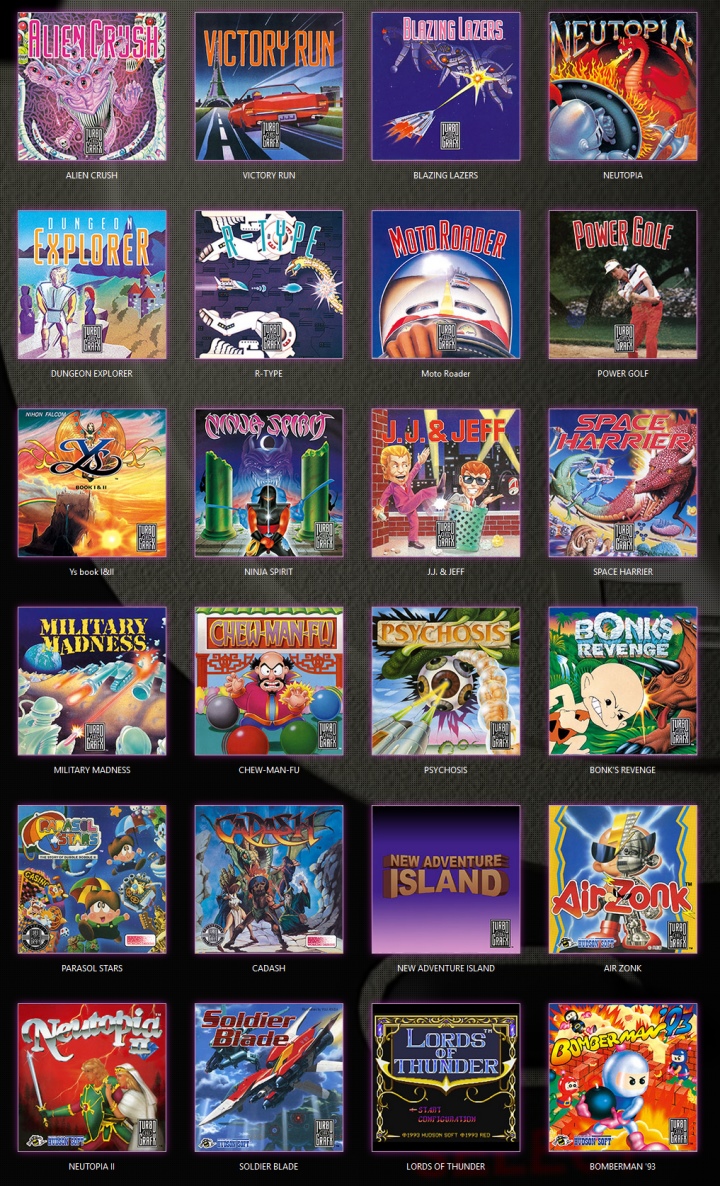 24款美版遊戲中，有部分與日版陣容重疊。