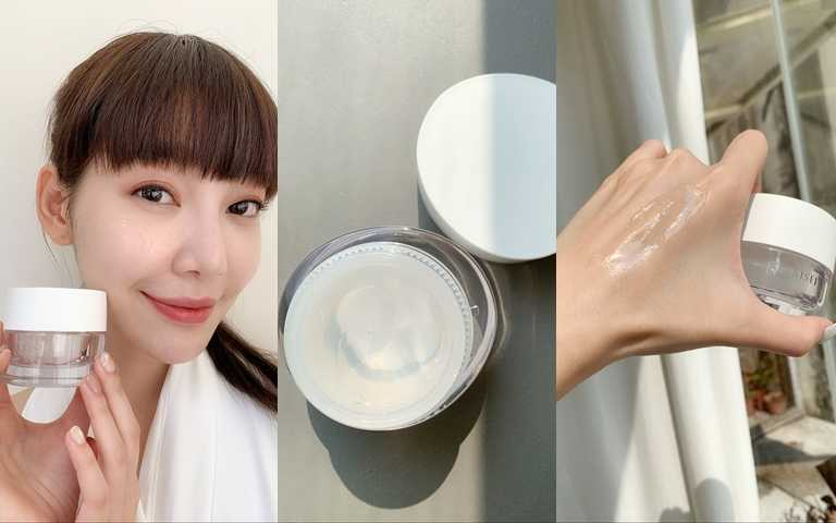 雪肌精漾活低敏水凝凍 40g／1,200元 不論是視覺感還是膚觸感，都走透明清爽路線。(圖／吳雅鈴攝影) 