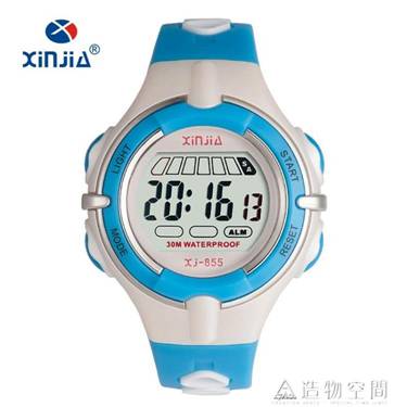 兒童手錶男孩女孩電子表生活防水學生數字式運動手錶夜光男童女童 巴拉巴拉