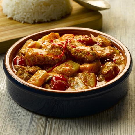 快樂大廚-泰式紅咖哩5包+台式三杯雞3包(特賣)