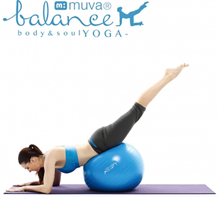 《日本MUVA》瑜珈健身防爆抗力球(沉靜藍) SA6602BL