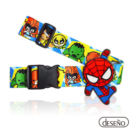 Marvel 漫威英雄立體名牌束帶-蜘蛛人