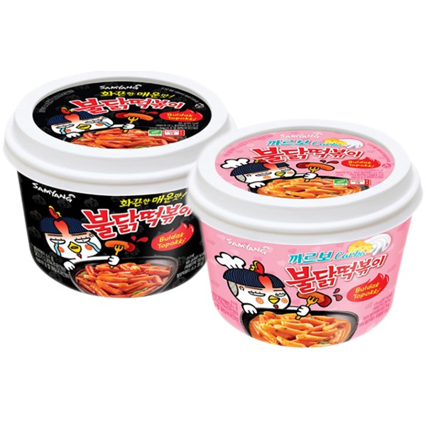 韓國 SAMYANG 三養 火辣雞肉風味辣炒年糕(1碗入)【小三美日】D910287