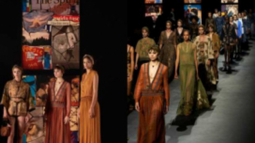 拼接印花、仙氣洋裝與和風外套 DIOR 2021春夏以視覺寫下絕美詩句