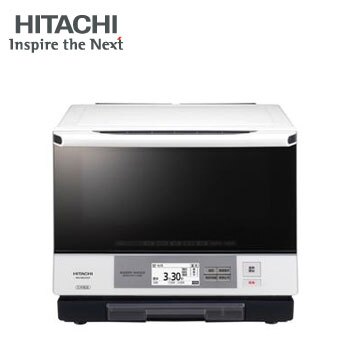 HITACH 日立 33L 日製 料理烘焙微波爐 靜音緩衝箱門 MRONBK5000TW