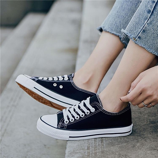 小白帆布女鞋ulzzang夏季薄款百搭韓版學生板鞋球鞋布鞋