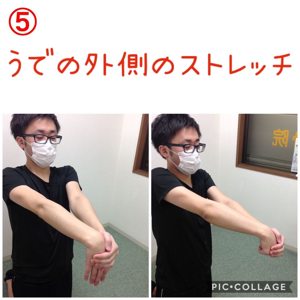 腕 指 手首を伸ばす筋肉 のストレッチ