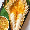 สปาเกตตี้&กุ้งเผา