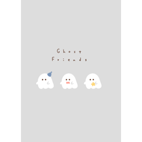 ゆるおばけ。グレーホワイト