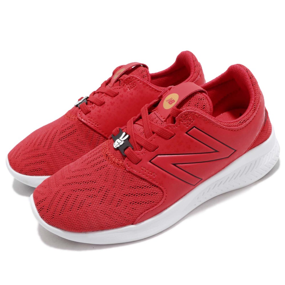 兒童運動鞋品牌:NEW BALANCE型號:KACSTM5YW品名:KACSTM5Y W配色:紅色,白色