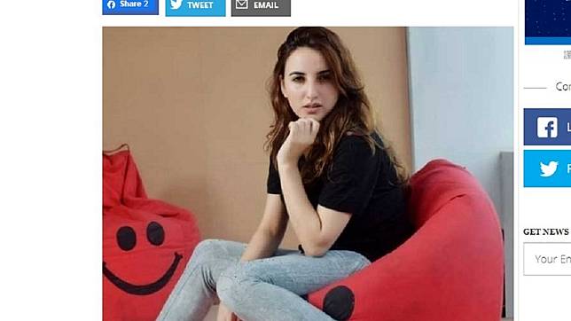 網紅莎阿 (圖／翻攝自THE EXPRESS TRIBUNE)