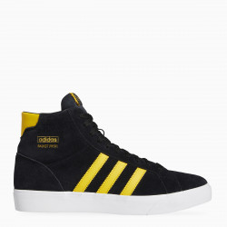 Basket Profi high-top sneakers by adidas Originals in black suede upper featuring high top B-ball-in