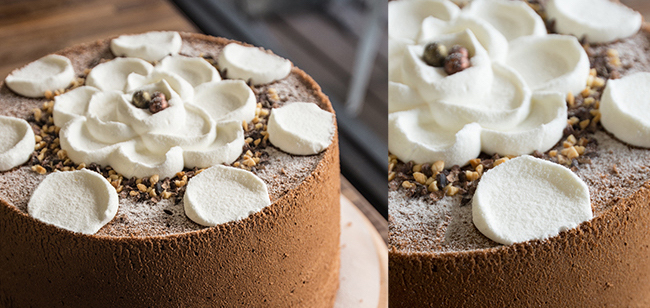 Fuafua Pure Cream 半純生巧克力戚風蛋糕- Chocolate(8吋)