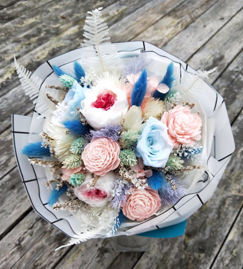 小小花束，滿滿心意， 乾燥花束，遇見永恆~