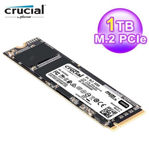 【Micron 美光】Crucial P1 1TB M.2 2280 固態硬碟