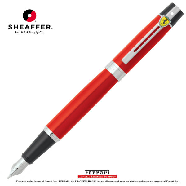 西華SHEAFFER-FERRARI-300系列-亮紅鋼筆-FE0950343