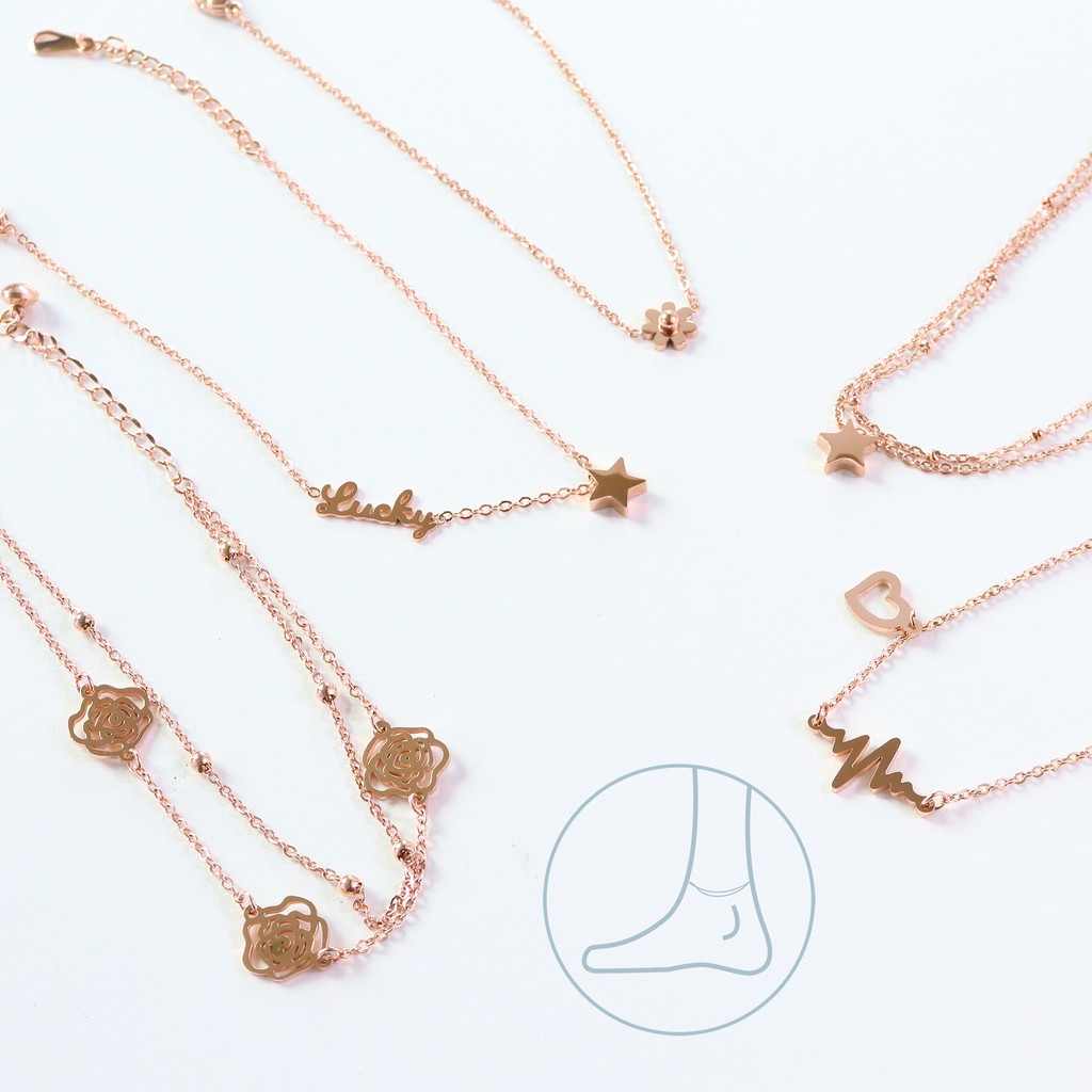 【KELRA ACCESSORIES】100%台灣正規經營公司，我們會盡力提供您高品質的購物體驗唷～歡迎關注我們,獲得更多的新品消息及優惠資訊唷! 點擊下方看更多KELRA的商品:#KELRA#腳鍊 