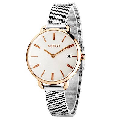 原廠公司貨不鏽鋼殼米蘭錶帶藍寶石玻璃型號：MA6725L-80