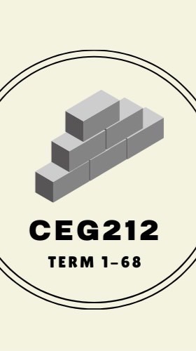 CEG23167 / CEG212 ปฏิบัติการทดสอบวัสดุ 1/68