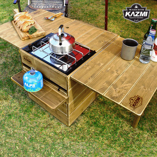 ├登山樂┤韓國 KAZMI 仿舊質感手作木箱桌 # K7T3U005