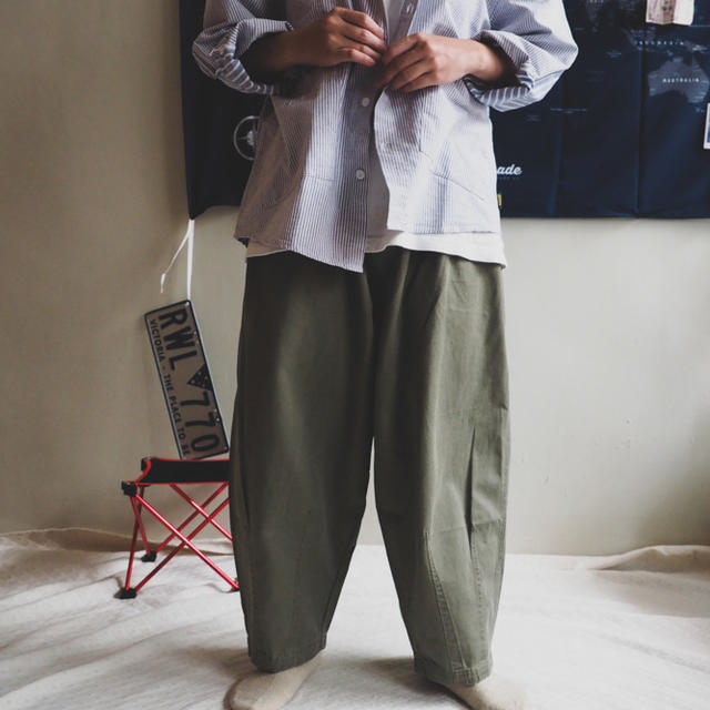 春魚復古氣球錐形褲