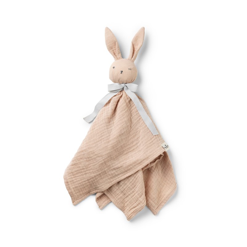 瑞典皇室御用嬰幼品牌 有機棉小兔造型安撫巾