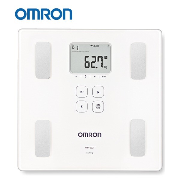 【康諾健康生活】歐姆龍OMRON 藍芽體重體脂肪計 HBF-222T