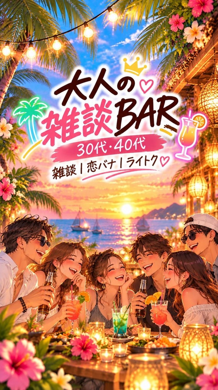 【新規オープン&即承認&男女急募】🥂30代、40代が集う大人のBAR🍸