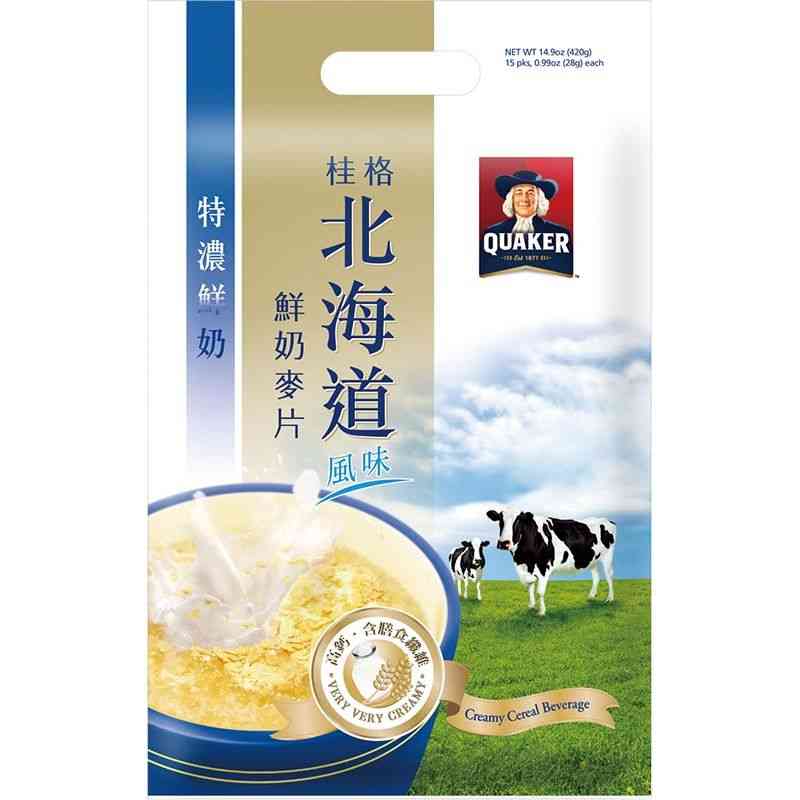全新麥片再升級，麥香更濃更好吃，每一口都是濃醇香 獨家麥片含有膳食纖維 即沖即食，早餐首選 ※ 製造日期與有效期限，商品成分與適用注意事項皆標示於包裝或產品中※ 本產品網頁因拍攝關係，圖檔略有差異，實
