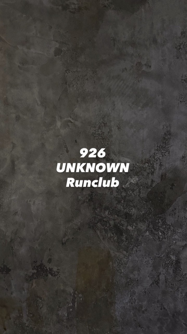 926UNKNOWNRUNCLUB⚡️⚡️⚡️