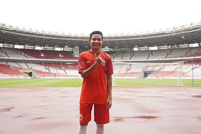 Evan Dimas Senang Latihan Perdana di GBK Bareng Persija Jakarta