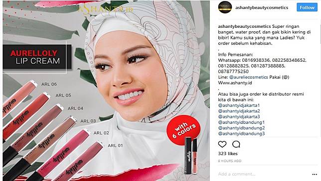 Dari Kue Kekinian, Kini Banyak Artis Ciptakan Brand Kosmetik Sendiri