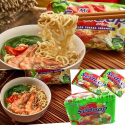 ◎麵條Q彈有勁不軟爛|◎最特別的炸洋蔥,吃起來卡滋卡滋|◎一次4種口味滿足你的味蕾品牌:無品牌國別:印尼種類:泡麵包裝型式:袋裝保存方法:常溫內容物成分:依包裝所示熱量:依包裝所示每份營養成分:依包裝