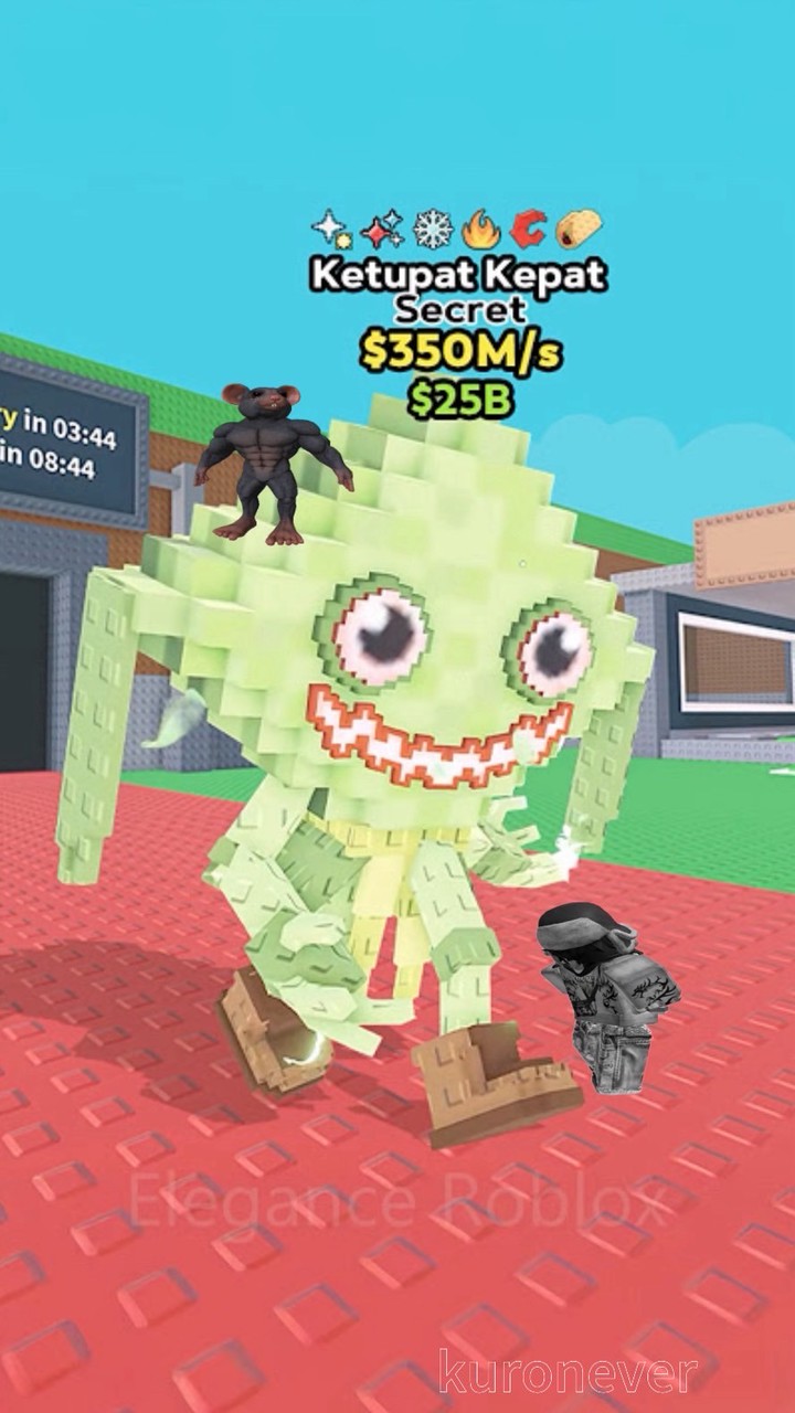 配布祭り中🔥ブレインロットを盗む 津波ブレイン ブロフル 庭を成長させる れもんオプ