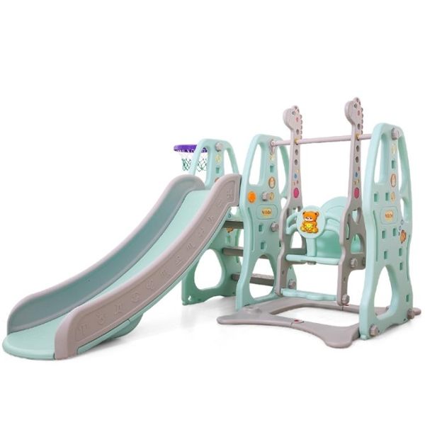 溜滑梯兒童滑滑梯秋千組合小型室內家用游樂園幼兒園寶寶小孩玩具