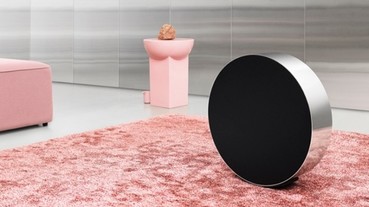 B&O 全新 BeoSound Edge 巨型無線揚聲器，不但可以滾動本身還是一個「音量鍵」