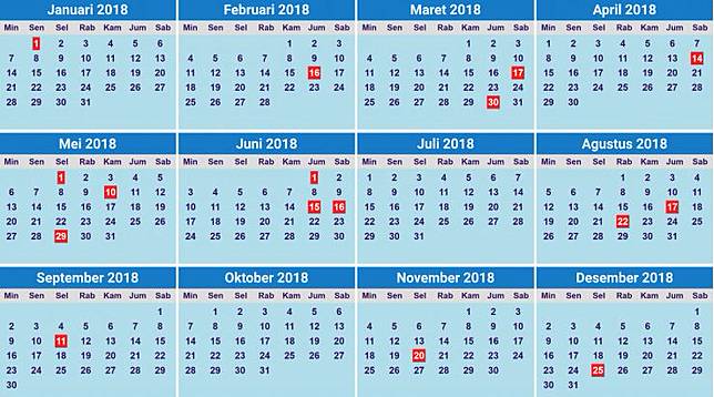 Ini Jadwal Hari Libur, Long Weekend dan Harpitnas di Tahun ...