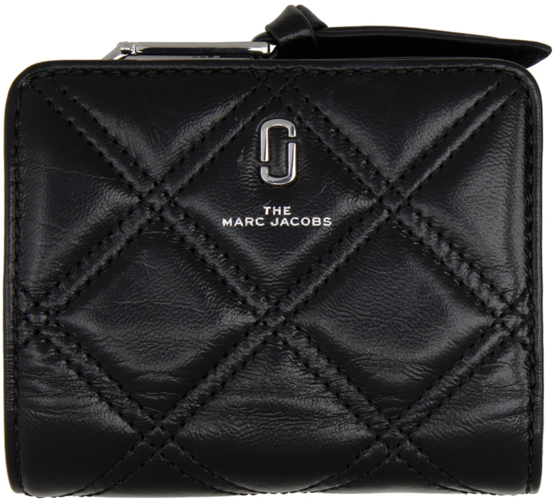 The quilted softshot mini compact online wallet