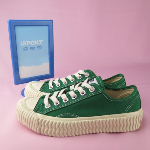 【iSport愛運動】EXCELSIOR 正韓代購 低筒帆布鞋 餅乾鞋 正品 DSM6017CVGR 綠 女款