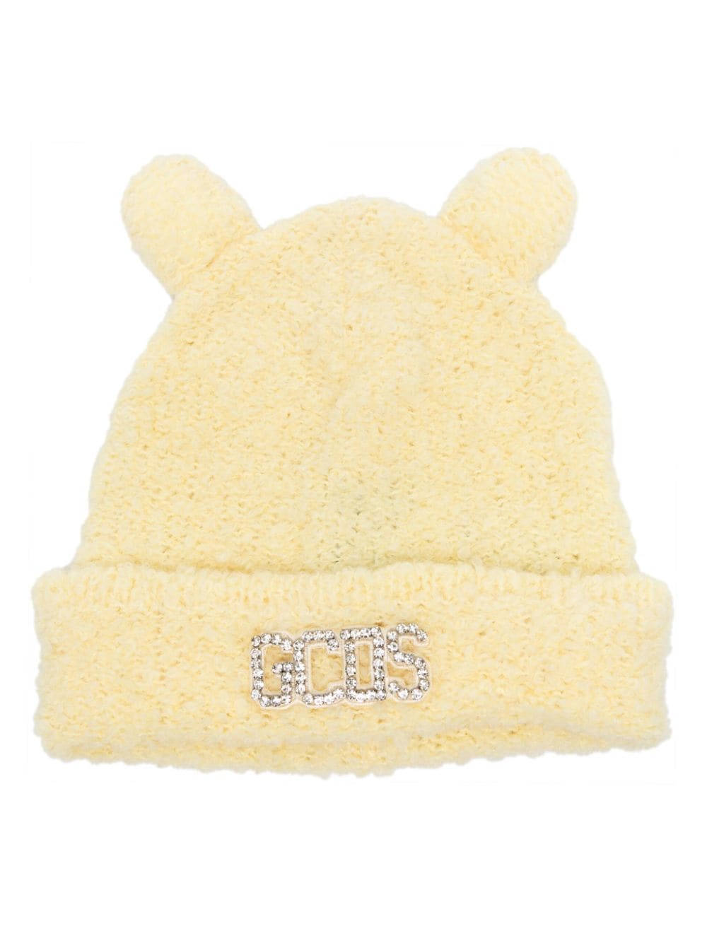 Gcds logo-embellished textured beanie