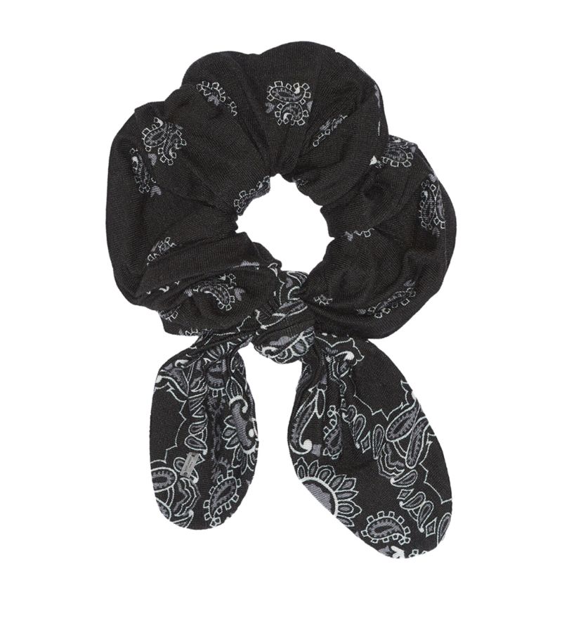Saint Laurent Cotton Paisley Scrunchie