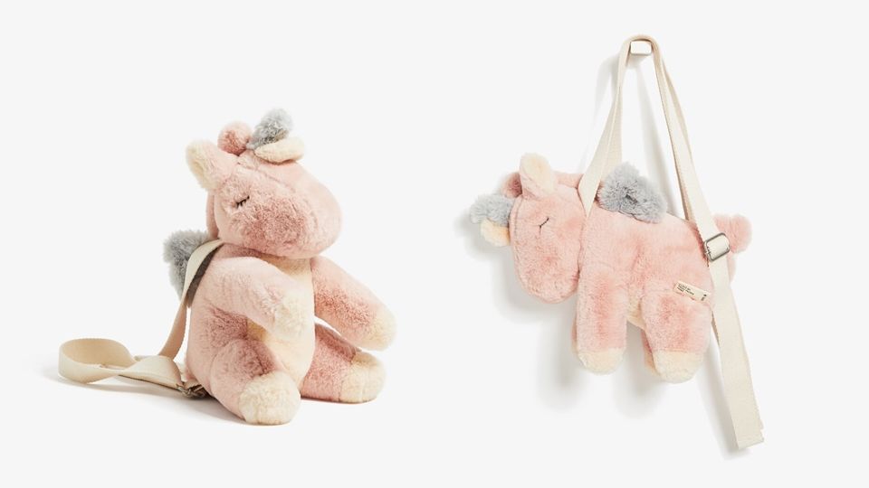 #毛絨獨角獸背包 售價NT$ 990