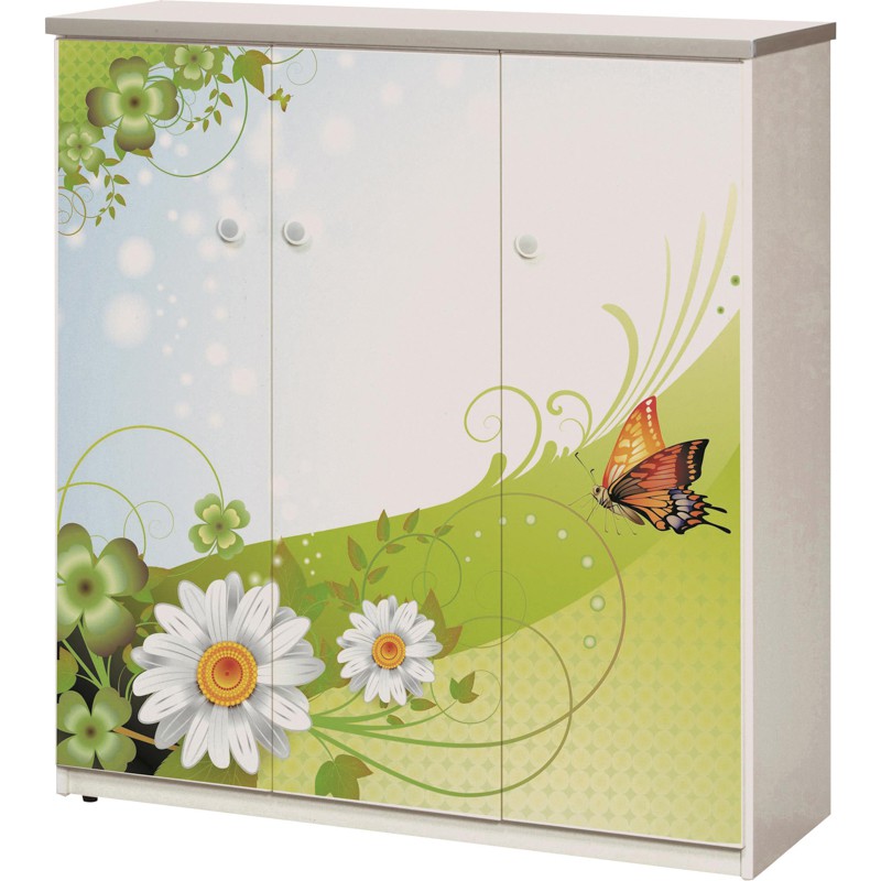 【C987-27】塑鋼鞋櫃(SH-333)(蝴蝶花園)寬96X深33X高106公分 $3,250 【C987-28】塑鋼鞋櫃(SH-363)(蝴蝶花園)寬96X深36.5X高106公分 $3,380 